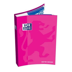 OXFORD Agenda 100738289 - 12 x 18 cm - 1 jour par page - Couverture Souple - 352 P - Couleur Rose