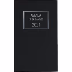 Lecas 100739856, Journal intime, Noir, Monochromatique, Couverture rigide, 179 mm, 288 mm