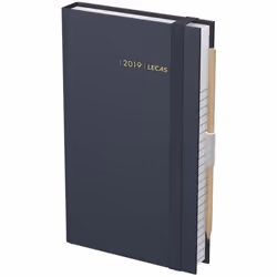 Agenda - LECAS - 100735511 - 9 x 15 cm - 1 jour par page - Couverture rigide assortie