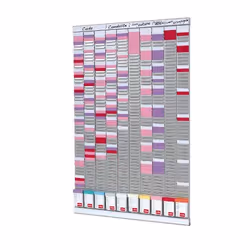 Nobo Kit planning polyvalent 10 colonnes 54 fentes - Vue supplémentaire 4