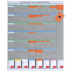 Nobo Kit planning hebdomadaire 8 colonnes 54 fentes - Vue supplémentaire 4