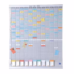 Nobo Kit planning annuel 13 colonnes 54 fentes