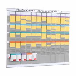 Nobo Kit planning annuel 13 colonnes 32 fentes