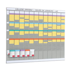 Nobo Kit planning annuel 13 colonnes 32 fentes