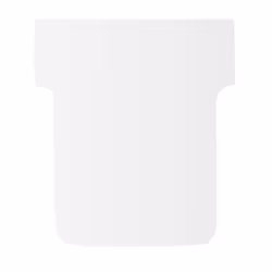 Nobo Fiches T indice 2 Blanc ss blister (100)