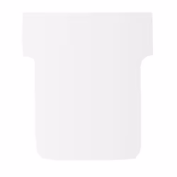 Nobo Fiches T indice 3 Blanc ss blister (100)