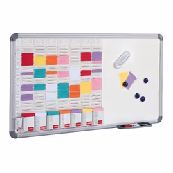 Nobo Planning Office T-Board 8 Colonnes 24 Fentes