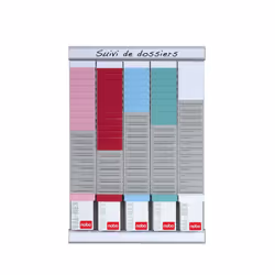 Nobo Kit planning hebdomadaire 5 colonnes 24 fentes, 320 mm, 480 mm, 1,29 kg, 475 mm, 170 mm, 38 mm