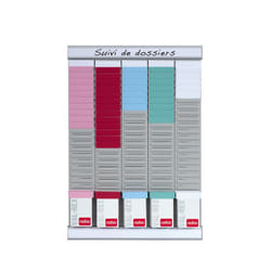 Nobo Kit planning hebdomadaire 5 colonnes 24 fentes