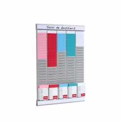 Nobo Kit planning hebdomadaire 5 colonnes 24 fentes