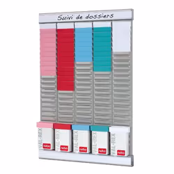 Nobo Kit planning hebdomadaire 5 colonnes 24 fentes - Vue supplémentaire 7
