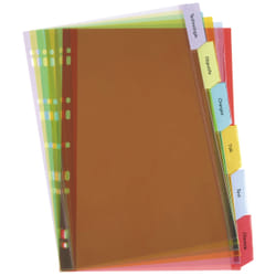 Oxford 100204558 intercalaire Polyvinyl chloride (PVC) Couleurs assorties