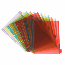 Oxford 100204556, Couleurs assorties, Polyvinyl chloride (PVC), 210 x 297 mm (A4), 225 mm, 5 mm, 210 g
