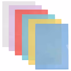 Elba 100206695, 210 x 297 mm (A4), Jaune, PVC, Portrait, Supérieure et latérale, 10 pièce(s)