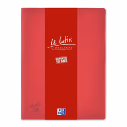 Oxford 100206449, Rouge, Polyvinyl chloride (PVC), 30 pochettes, A4, France, 310 mm