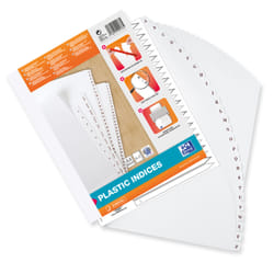 Oxford 100204735 intercalaire Polyvinyl chloride (PVC) Blanc