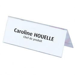 Oxford 100202626 plaque nominative PVC Rectangle