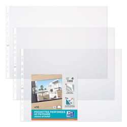 Oxford 400024809 protecteur de feuilles 300 x 420 (A3) Polyvinyl chloride (PVC) 10 pièce(s)