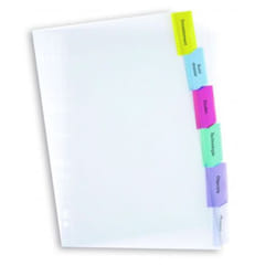 Oxford 400101112 intercalaire Polypropylène (PP) Couleurs assorties 1 pièce(s)
