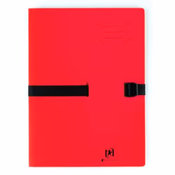 Oxford 100201313, Porte-documents, A4, Carton, Rouge, Paysage/portrait, 1000 feuilles
