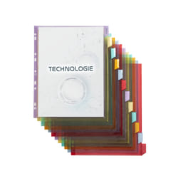 Oxford 100204575 intercalaire Polyvinyl chloride (PVC) Couleurs assorties