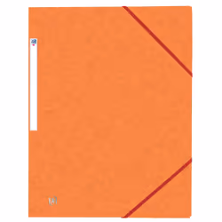 Oxford 400114355, A4, Carton, Orange, Elastique, France, 255 mm
