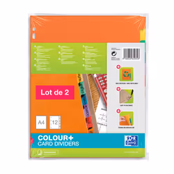 Oxford 400079615, Couleurs assorties, Papier, A4, 225 g/m², 210 mm, 297 mm