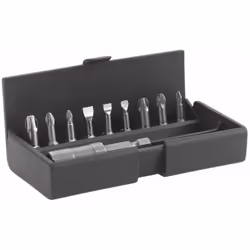 Caractéristiques :Pour un vissage manuel intensifEmbouts 1/4" à fente : 0,6x4,5 - 1,0x5,5 - 1,2x6,5 mmEmbouts 1/4" Phillips®  ...