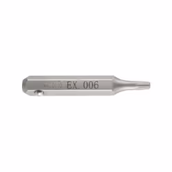 Caractéristiques : Embouts standard, série 0 Sortie 4 mm Domaine d'application : Pour vis Torx Pour vissage manuel précis Uti ...