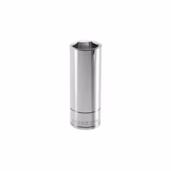 Taille d’écrou = 21mm Taille d'entraînement = 3/8" Type d'entraînement = Douille 6 points Longueur hors tout = 60 mm