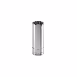 Taille d’écrou = 8mm Taille d'entraînement = 3/8" Type d'entraînement = Douille 12 points Longueur hors tout = 55 mm