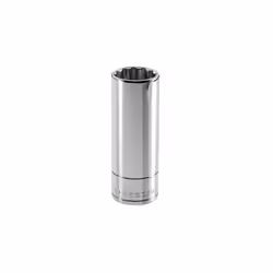 Taille d’écrou = 22mm Taille d'entraînement = 3/8" Type d'entraînement = Douille 12 points Longueur hors tout = 60 mm