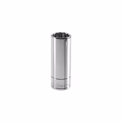 Taille d’écrou = 9/16mm Taille d'entraînement = 3/8" Type d'entraînement = Douille 12 points Longueur hors tout = 48 mm