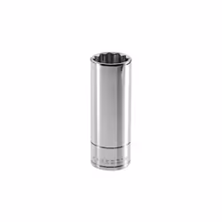 Taille d’écrou = 5/8pouce Taille d'entraînement = 3/8" Type d'entraînement = Douille 12 points Longueur hors tout = 63,8 mm