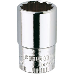 Douille Facom 3/8' 12 pans 1/4 JB.1/4