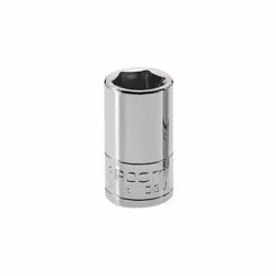 Taille d’écrou = 3/8pouce Taille d'entraînement = 1/4'' Type d'entraînement = Douille 6 points Longueur hors tout = 22 mm
