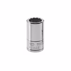 Taille d’écrou = 1/4pouce Taille d'entraînement = 1/4'' Type d'entraînement = Douille 12 points Longueur hors tout = 22 mm