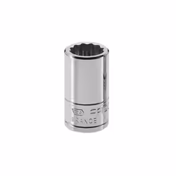 Taille d’écrou = 3/8pouce Taille d'entraînement = 1/4'' Type d'entraînement = Douille 12 points Longueur hors tout = 22 mm
