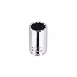 Taille d’écrou = 5/16pouce Taille d'entraînement = 1/4'' Type d'entraînement = Douille 12 points Longueur hors tout = 22 mm