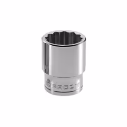 Taille d’écrou = 34mm Taille d'entraînement = 1/2" Type d'empreinte = Bi-Hexagone Type d'entraînement = Carré Longueur hors t ...