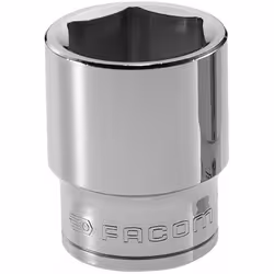 Description générale Cette douille 1/2'' à 6 pans métriques de 17 mm de la marque FACOM est conçue pour offrir un serrage pui ...