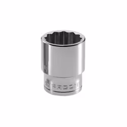 Taille d’écrou = 3/4pouce Taille d'entraînement = 1/2" Type d'empreinte = Bi-Hexagone Type d'entraînement = Carré Longueur ho ...