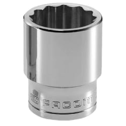 Facom Douilles 1/2" 12 pans en pouces S.1P3/16