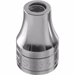 Douille 1/2'' porte-embout 1/2'' Facom S237 ISO 1173, DIN 3126, NF ISO 1173. Embout 1/2'' Longueur 44 mm Poids 70 grammes Ent ...