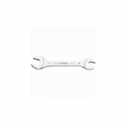 Type de clé = Clé plate Impérial/Métrique = Métrique Longueur hors tout = 80 mm Double terminaison = Oui Finition = Chrome Ta ...