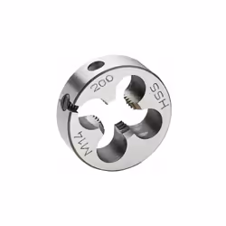 Taille de filetage = M4 Diamètre extérieur = 25.4mm Epaisseur = 8mm Matériau = Acier chrome vanadium