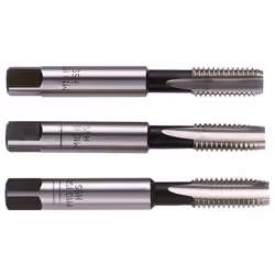 Jeu de tarauds standards FACOM HSS - M7 x 10 mm - Ebaucheur-intermédiaire-finisseur - 3 pcs - 227.7X100T3