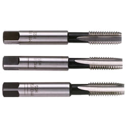 Jeu de tarauds standards FACOM HSS - M7 x 10 mm - Ebaucheur-intermédiaire-finisseur - 3 pcs - 227.7X100T3