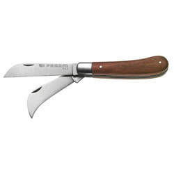 Couteau d'électricien manche bois 2 lames - FACOM - 843