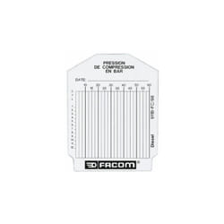 Facom - Sachet de 100 fiches de contrôle diesel ( Prix pour 1 )